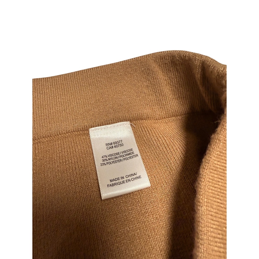 Wynne Layers, Brown Wide leg Knit Pants, Women's Large - Picture 4 of 5
